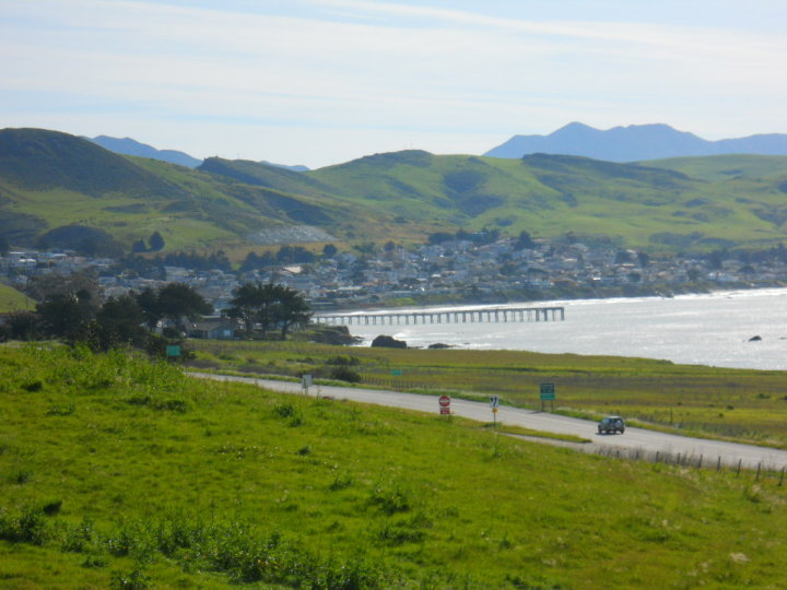 A couple views of Cayucos from the north side of town. "a beach town that was taken out of a time capsule sealed in southern California in the early 1950s"